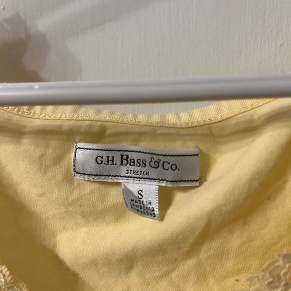 Vintage Yellow Camisole with Lace Trim - Picture 2 of 3